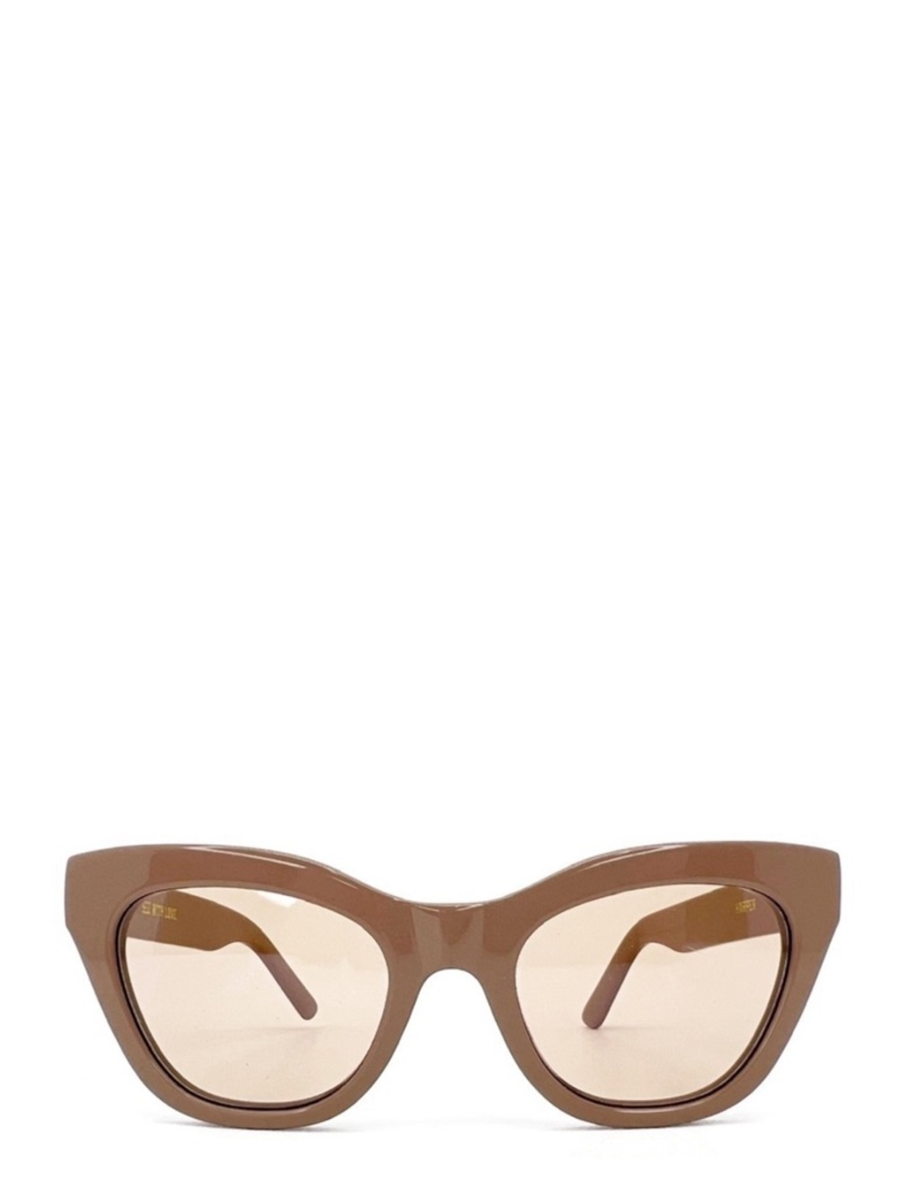 Harper Cat Eye Sunglasses by DL Eyewear Taupe (Brown/pink/gray) Acetate Cateye